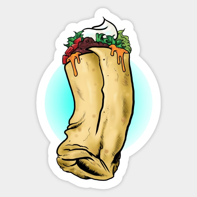 CHIMICHANGA!!! enough said. Sticker by RogerPrice00x